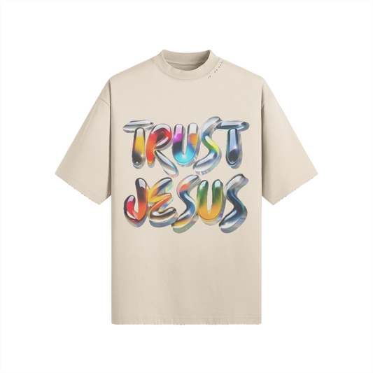 Trust Jesus Vintage Boxy Tee V1