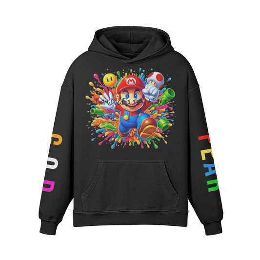 Throwback Cartoon Mario Hoodie