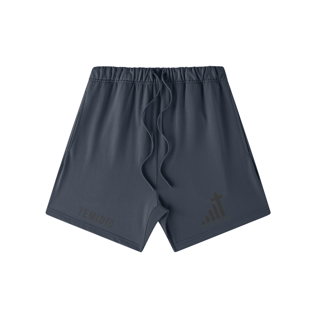 TemiDio Stay Connected "Cotton" Fitted Shorts