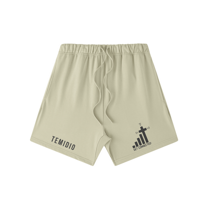 TemiDio Stay Connected "Cotton" Fitted Shorts