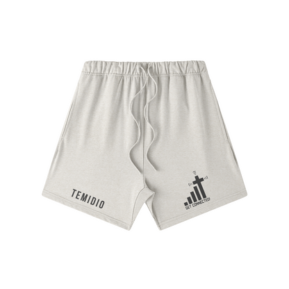 TemiDio Stay Connected "Cotton" Fitted Shorts